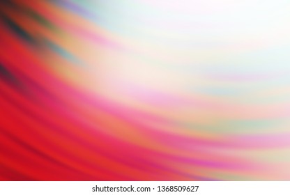 Light Red vector texture with wry lines. Creative illustration in halftone style with gradient. Abstract design for your web site.