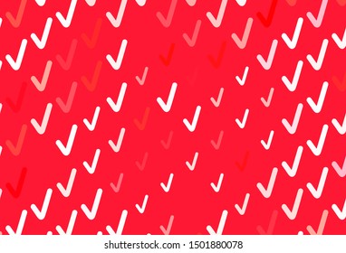 Light Red vector texture with wry lines. An elegant bright illustration with gradient. A completely new design for your business.