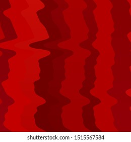 Light Red vector texture with wry lines. Abstract gradient illustration with wry lines. Best design for your ad, poster, banner.
