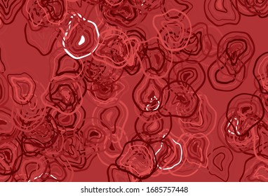 Light Red vector texture with wry lines. A completely new colorful illustration in simple style. Elegant pattern for a brand book.