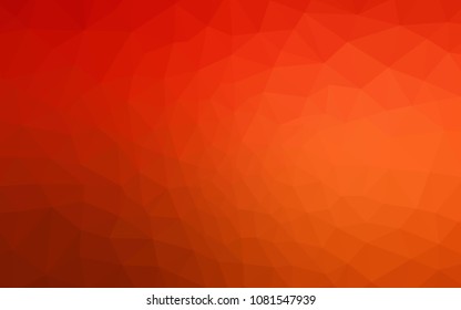 Light Red vector triangle mosaic texture. Colorful abstract illustration with triangles. Pattern for a brand book's backdrop.