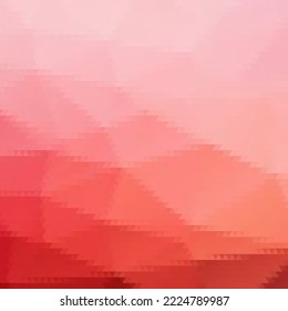 Light Red vector triangle mosaic template. Shining illustration, which consist of triangles. Completely new design for your business