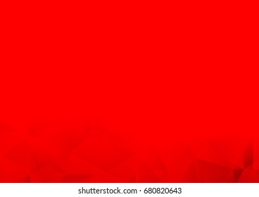 Light Red vector triangle mosaic template. Colorful illustration in abstract style with gradient. The elegant pattern can be used as part of a brand book.