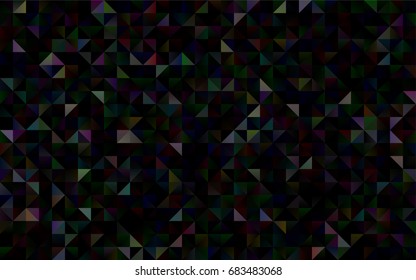 Light Red vector triangle mosaic pattern. A completely new color illustration in a vague style. The elegant pattern can be used as part of a brand book.