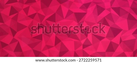 Light Red vector triangle mosaic template. A sample with polygonal shapes. Template for cell phone's backgrounds.
