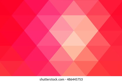 Light red, yellow abstract mosaic template. A sample with polygonal shapes. The template can be used as a background for cell phones.
