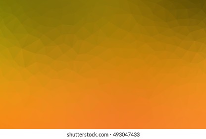Light red, yellow abstract mosaic pattern. Creative geometric illustration in Origami style with gradient. The textured pattern can be used for background.