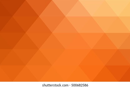Light red, yellow abstract polygonal template. Geometric illustration in Origami style with gradient.  A new texture for your design.