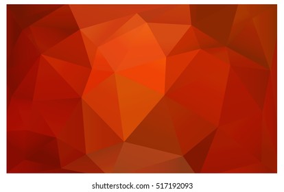 Light Red Yellow abstract textured polygonal background. Vector blurry triangle design. Pattern can be used for background.
