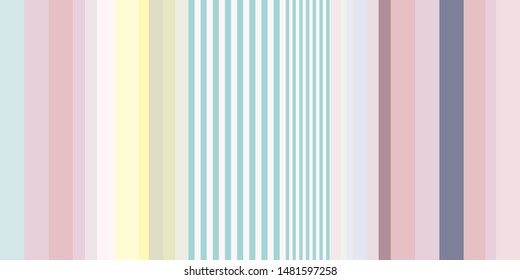 Light red, light yellow, blue-green, dark gray, colored vertical stripes, strong rustic, can be seamlessly connected up and down, can be used as background and wallpaper elements.