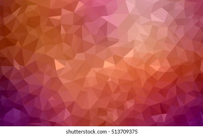 Light red, yellow blurry triangle background. Creative geometric illustration in Origami style with gradient. Brand-new design for your business.