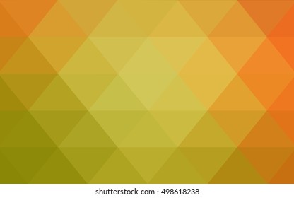 Light red, yellow polygon abstract background. Brand-new colored illustration in blurry style with gradient. The template can be used as a background for cell phones.