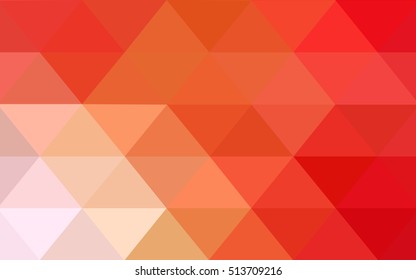 Light red, yellow polygon abstract background. Colorful illustration in abstract style with gradient. A completely new template for your business design.
