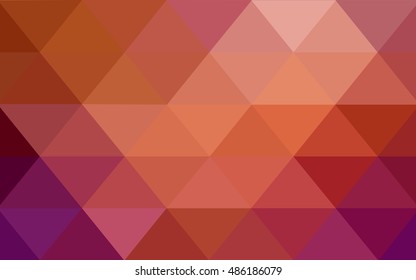Light red, yellow polygonal template. A vague abstract illustration with gradient. Brand-new design for your business.