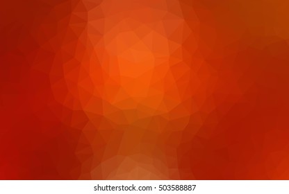 Light red, yellow polygonal template. An elegant bright illustration with gradient. A new texture for your design.
