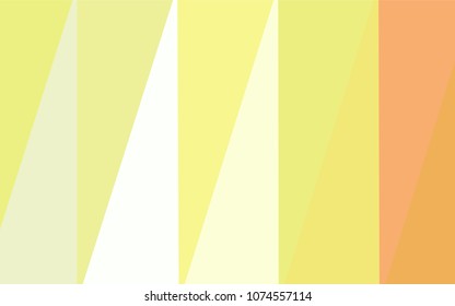 Light Red, Yellow vector abstract polygonal background. Colorful illustration in polygonal style with gradient. That new template can be used for your brand book.