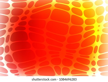 Light Red, Yellow vector abstract doodle texture. An elegant bright illustration with lines in Natural style. A new texture for your design.