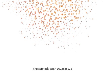 Light Red, Yellow vector abstract colorful background, which consist of triangles. Pattern with colored triangles on white background.