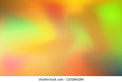 Light Red, Yellow vector abstract blurred background. An elegant bright illustration with gradient. The elegant pattern can be used as part of a brand book.
