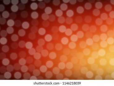 Light Red, Yellow vector abstract bright background. A completely new color illustration in a bokeh style. The template for backgrounds of cell phones.