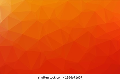 Light Red, Yellow vector abstract mosaic backdrop. A vague abstract illustration with gradient. A completely new design for your business.