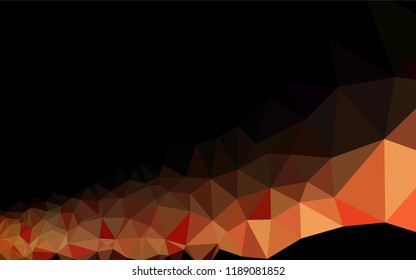 Light Red, Yellow vector abstract mosaic background. Colorful illustration in abstract style with gradient. A new texture for your design.