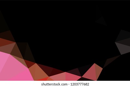 Light Red, Yellow vector abstract mosaic background. A vague abstract illustration with gradient. The elegant pattern can be used as part of a brand book.