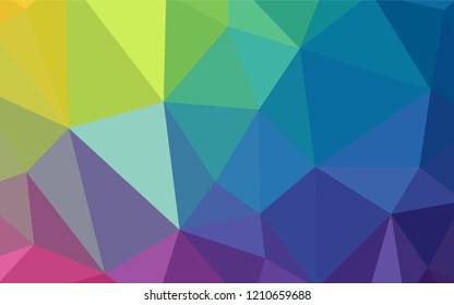 Light Red, Yellow vector abstract mosaic backdrop. Colorful illustration in polygonal style with gradient. A new texture for your web site.