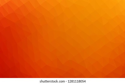 Light Red, Yellow vector abstract polygonal texture. Glitter abstract illustration with an elegant design. Brand new design for your business.