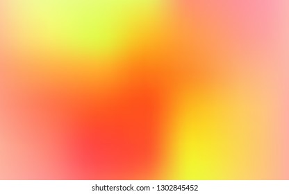 Light Red, Yellow vector abstract bright template. An elegant bright illustration with gradient. Background for designs.