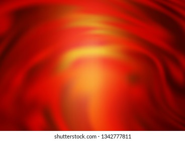 Light Red, Yellow vector abstract template. A completely new color illustration in a bokeh style. A completely new template for your design.