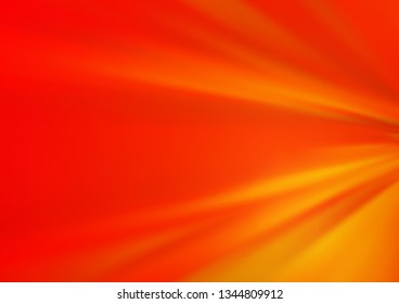 Light Red, Yellow vector abstract template. Colorful illustration in abstract style with gradient. The blurred design can be used for your web site.