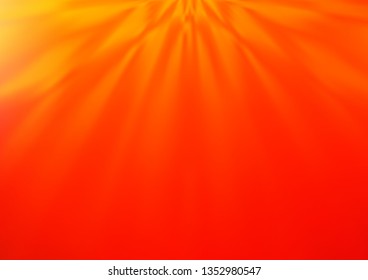 Light Red, Yellow vector abstract blurred template. Creative illustration in halftone style with gradient. The template for backgrounds of cell phones.