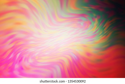 Light Red, Yellow vector abstract blurred background. Creative illustration in halftone style with gradient. New way of your design.