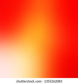 Light Red, Yellow vector abstract background. Gradient abstract illustration with blurred colors. Background for cell phones.