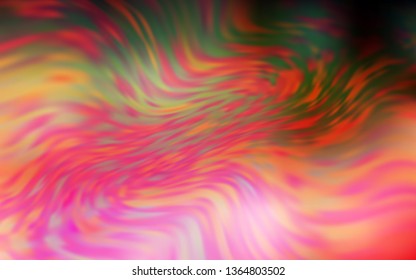 Light Red, Yellow vector abstract bright texture. New colored illustration in blur style with gradient. The best blurred design for your business.