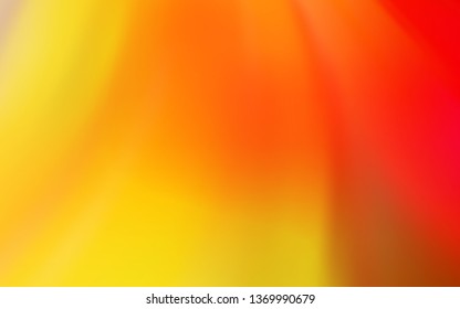 Light Red, Yellow vector abstract layout. Creative illustration in halftone style with gradient. Elegant background for a brand book.