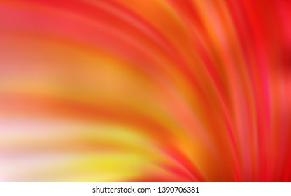 Light Red, Yellow vector abstract blurred background. Modern abstract illustration with gradient. New style for your business design.