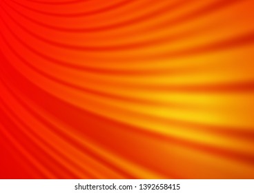 Light Red, Yellow vector abstract template. Colorful illustration in blurry style with gradient. A completely new template for your design.