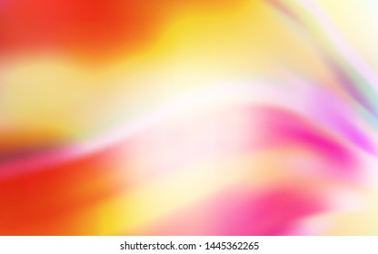 Light Red, Yellow vector abstract bright texture. Colorful abstract illustration with gradient. Blurred design for your web site.