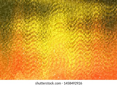 Light Red, Yellow vector abstract polygonal template. Shining colorful illustration with triangles. Brand new design for your business.