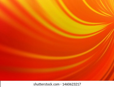 Light Red, Yellow vector abstract bokeh pattern. An elegant bright illustration with gradient. The best blurred design for your business.