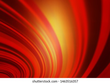 Light Red, Yellow vector abstract blurred background. An elegant bright illustration with gradient. The elegant pattern for brand book.