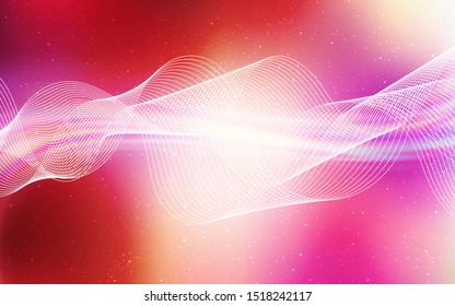 Light Red, Yellow vector abstract bright template. A completely new colored illustration in blur style. Smart design for your work.