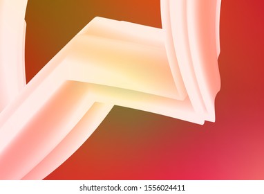 Light Red, Yellow vector abstract blurred background. A completely new colored illustration in blur style. New design for your business.