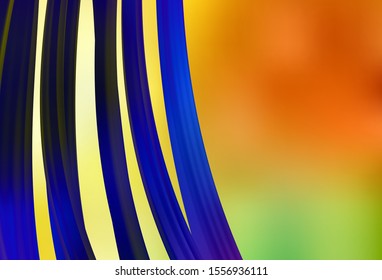 Light Red, Yellow vector abstract blurred background. Colorful illustration in abstract style with gradient. Smart design for your work.