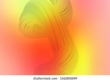 Light Red, Yellow vector abstract blurred background. A completely new colored illustration in blur style. Elegant background for a brand book.