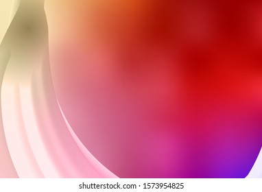 Light Red, Yellow vector abstract blurred layout. Shining colorful illustration in smart style. Blurred design for your web site.