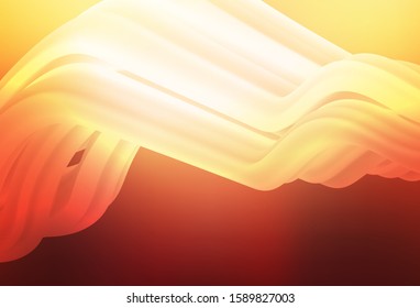 Light Red, Yellow vector abstract blurred layout. New colored illustration in blur style with gradient. New style design for your brand book.