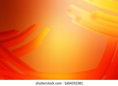 Light Red, Yellow vector abstract blurred layout. Glitter abstract illustration with gradient design. The best blurred design for your business.
